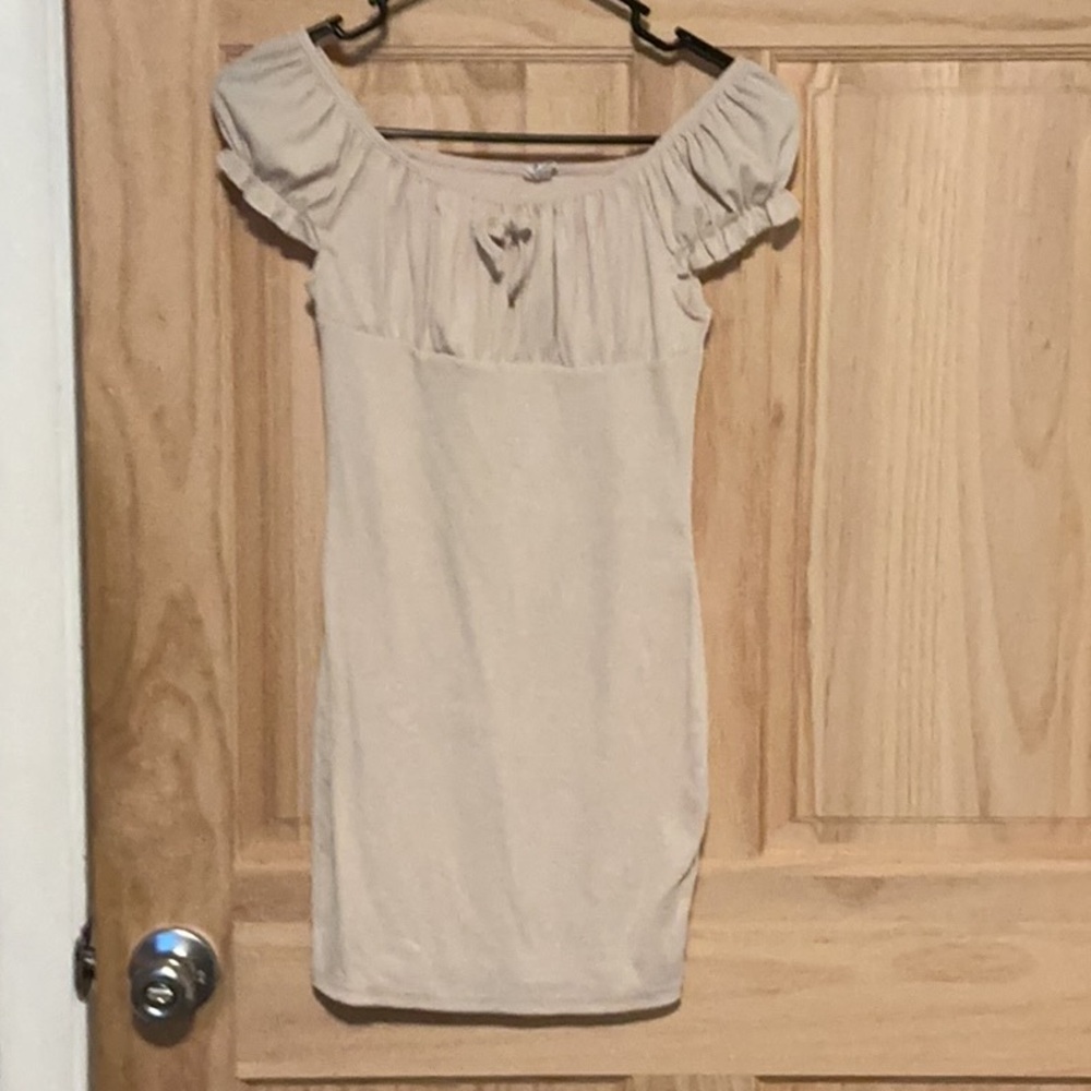 SHEIN Light Tan Teens 10 - 11 Y Mini Dress